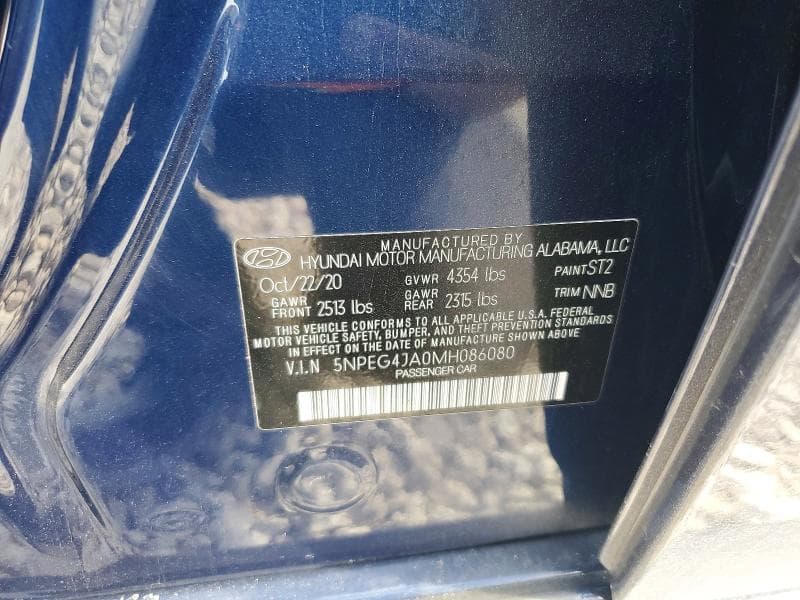 2021 HYUNDAI SONATA SE 13