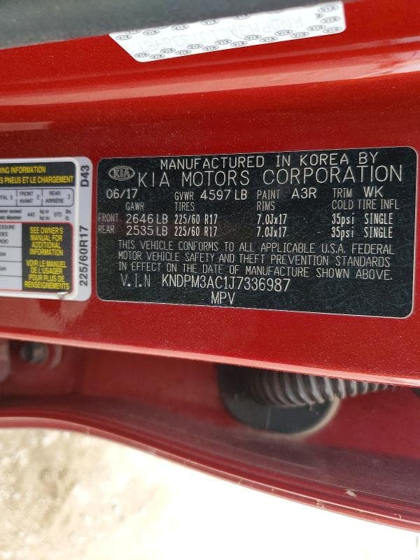 2018 KIA SPORTAGE LX 12