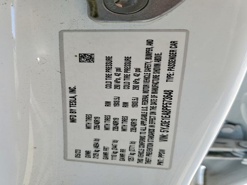 2023 TESLA MODEL 3 12