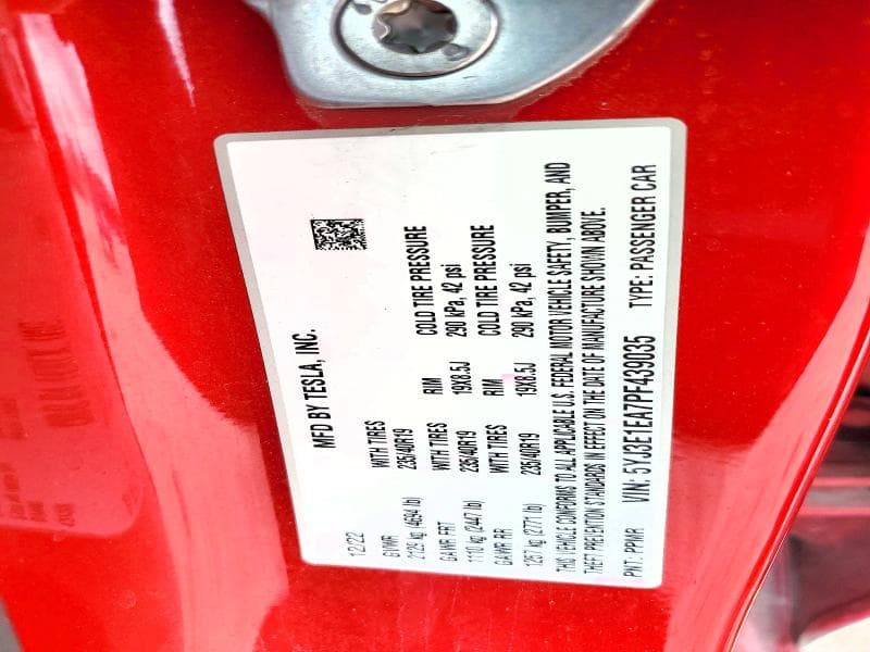 2023 TESLA MODEL 3 12