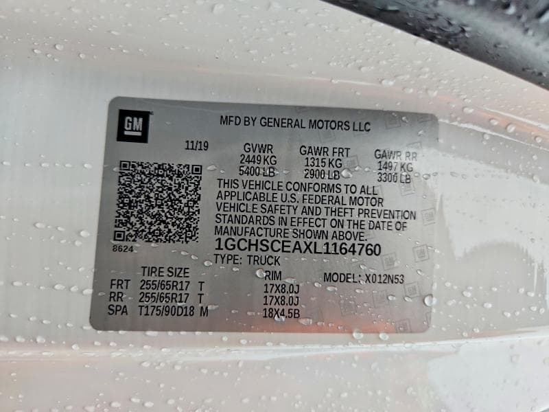 2020 CHEVROLET COLORADO LT 13
