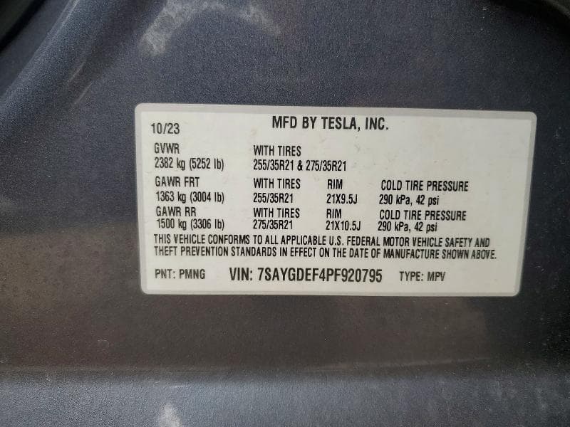 2023 TESLA MODEL Y 13