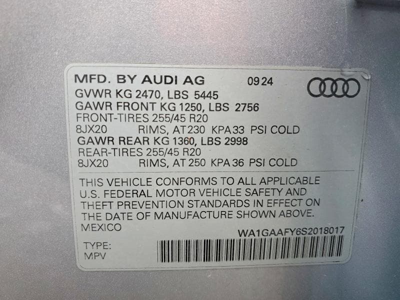 2025 AUDI Q5 PREMIUM 45 14