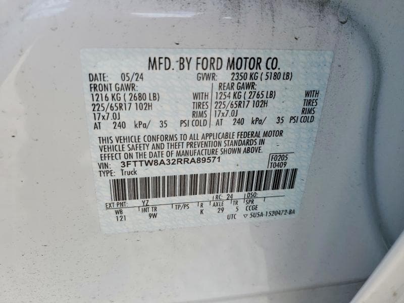 2024 FORD MAVERICK XL 12