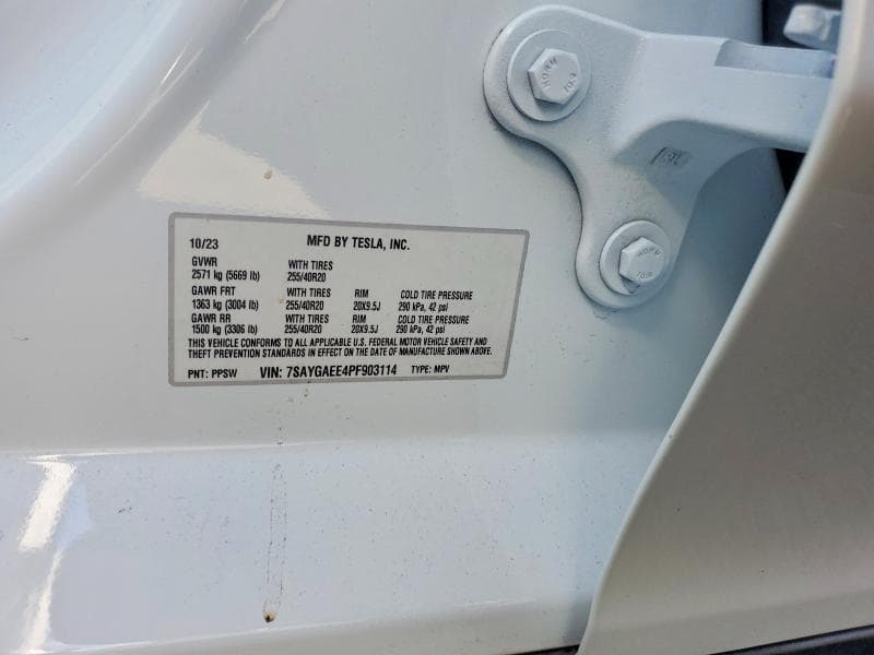 2023 TESLA MODEL Y 12
