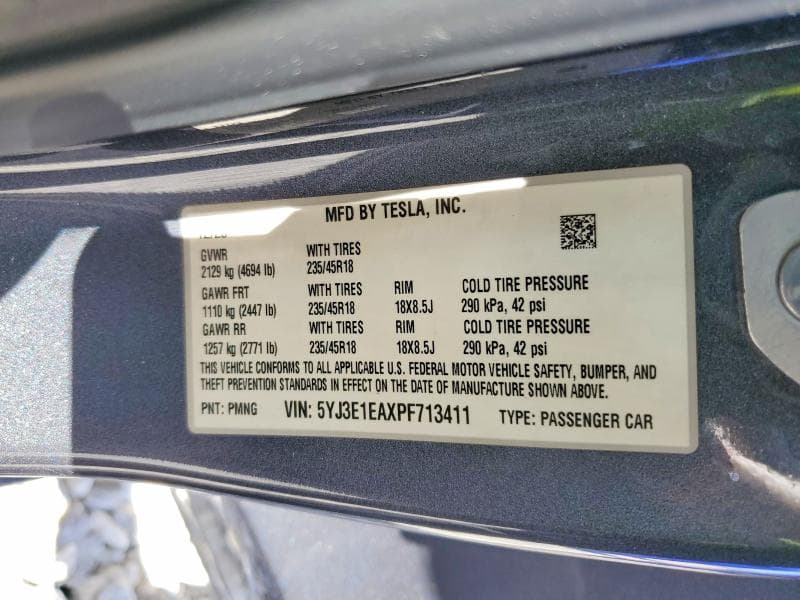 2023 TESLA MODEL 3 13