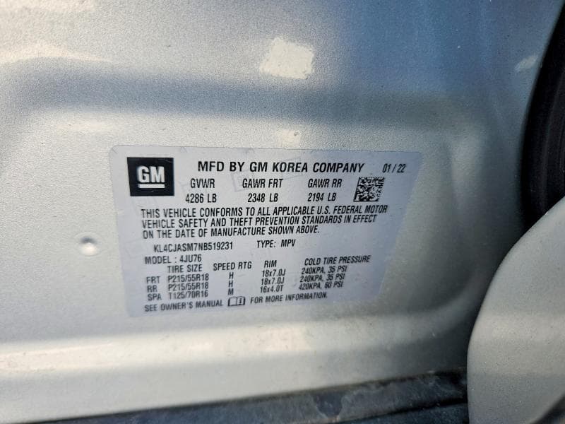 2022 BUICK ENCORE PREFERRED 13