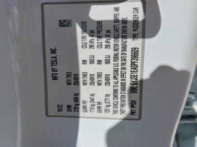 2023 TESLA MODEL 3 13