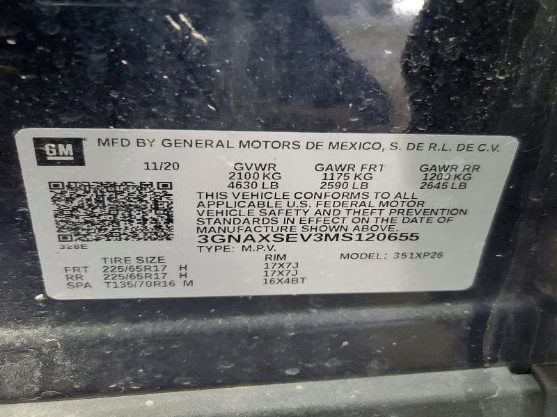 2021 CHEVROLET EQUINOX LS 13