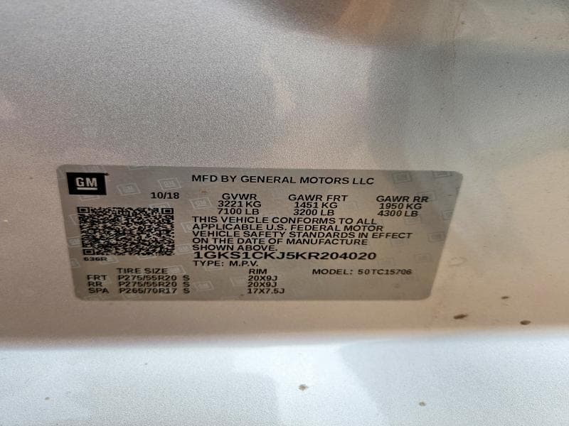 2019 GMC YUKON DENALI 14