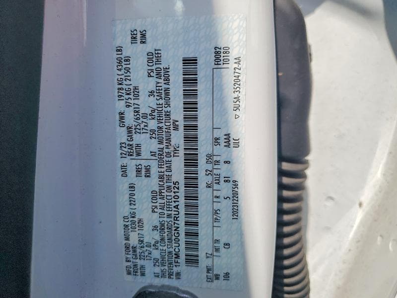 2024 FORD ESCAPE ACTIVE 13