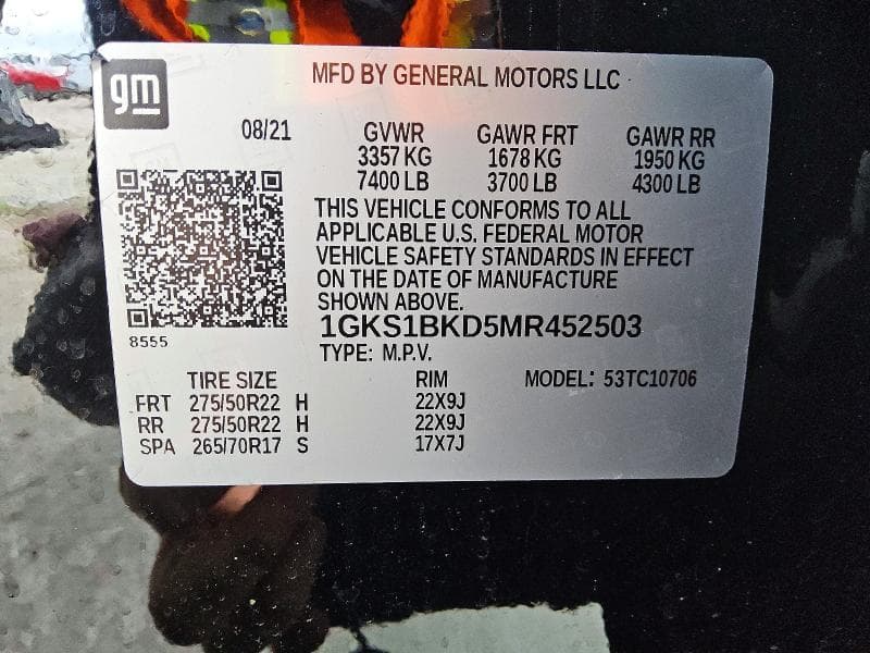 2021 GMC YUKON SLT 13