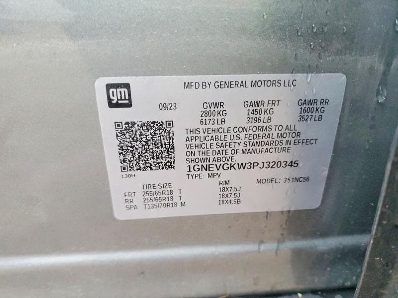 2023 CHEVROLET TRAVERSE LT 13