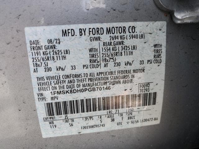 2023 FORD EXPLORER XLT 14
