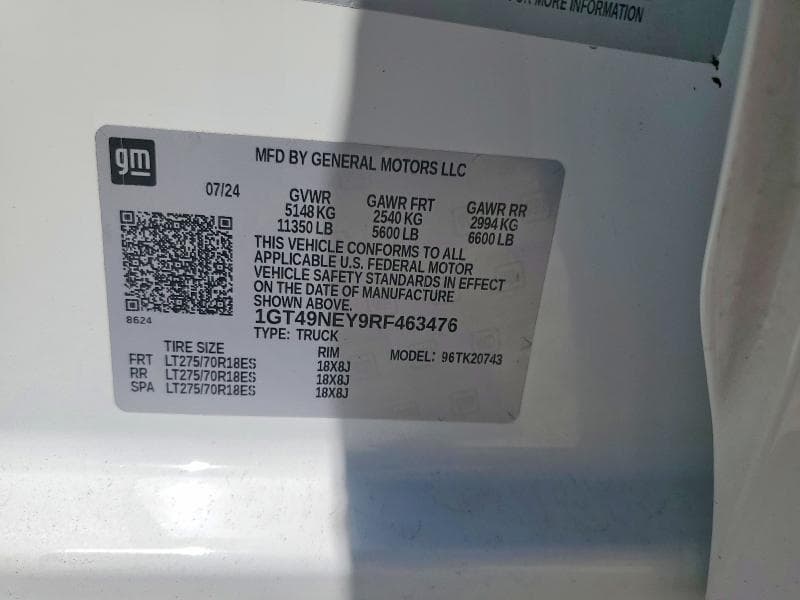 2024 GMC SIERRA K2500 SLT 12