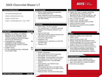 2025 CHEVROLET BLAZER 2LT 13