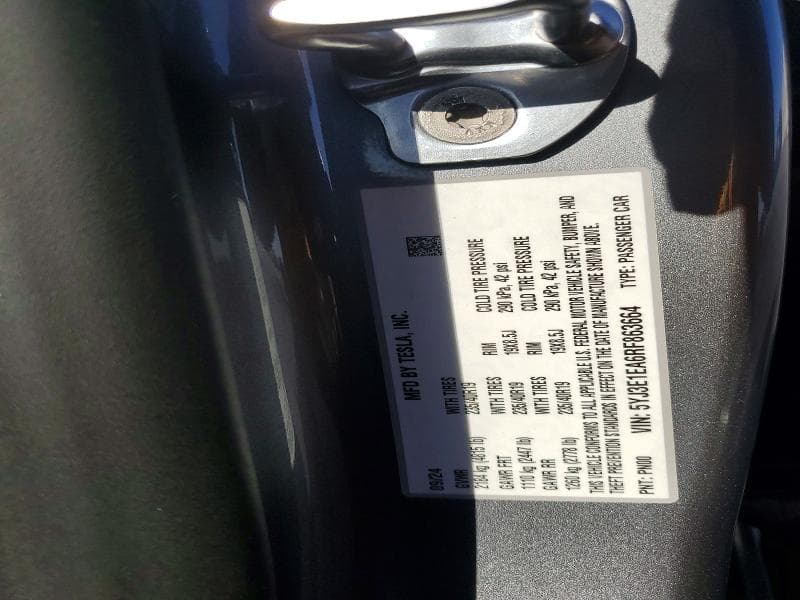 2024 TESLA MODEL 3 12