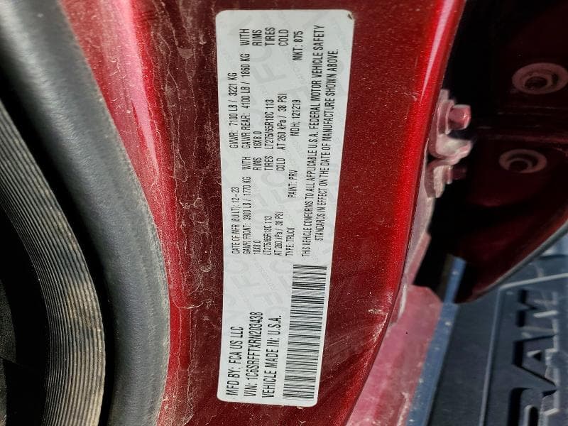 2024 RAM 1500 BIG HORN 12