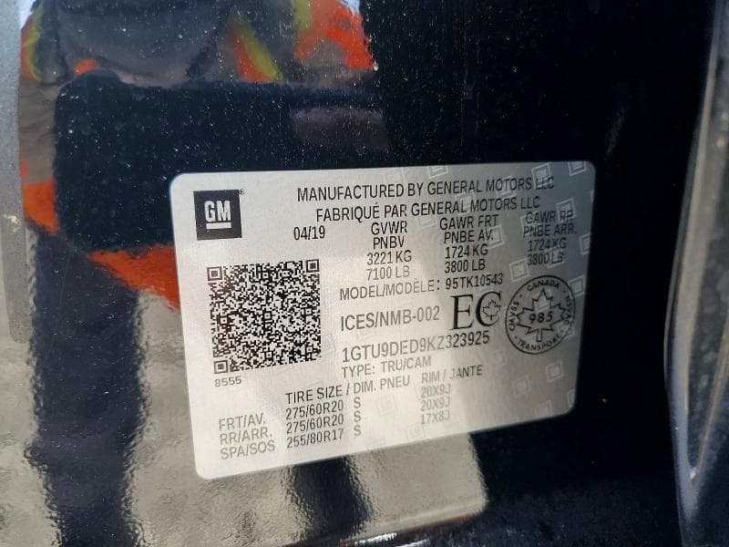 2019 GMC SIERRA K1500 SLT 12