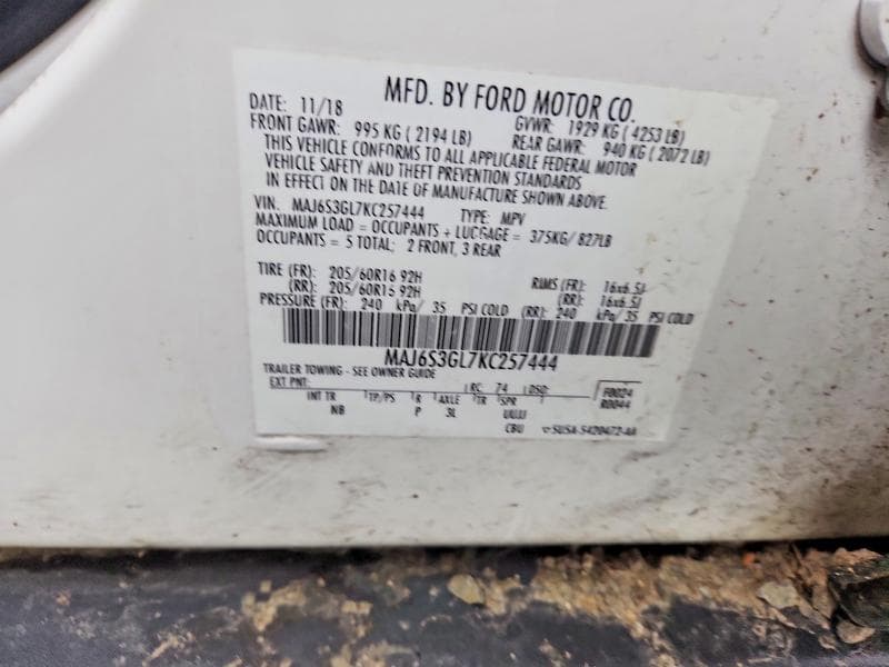 2019 FORD ECOSPORT SE 13