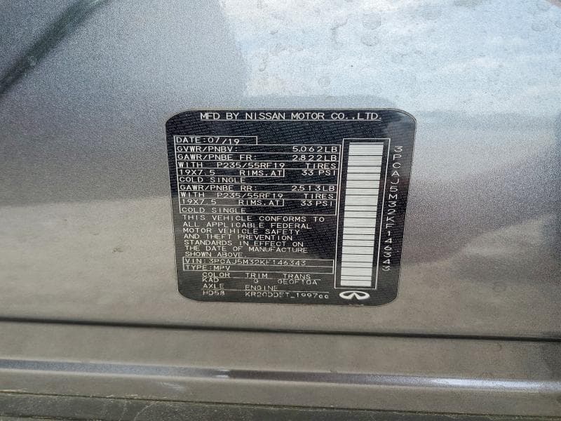 2019 INFINITI QX50 LUXE 27