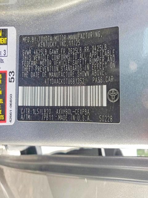 2026 TOYOTA CAMRY XSE 12
