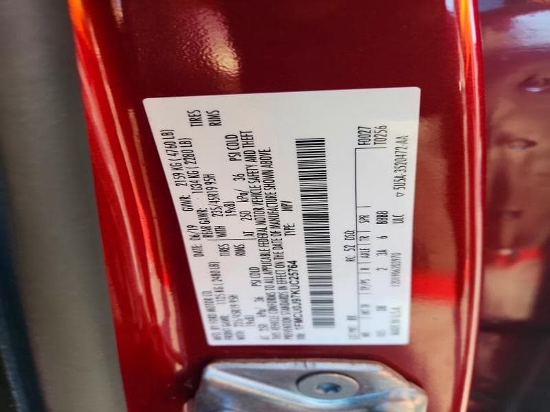 2019 FORD ESCAPE TITANIUM 13