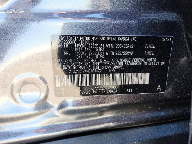 2021 TOYOTA RAV4 XLE PREMIUM 13