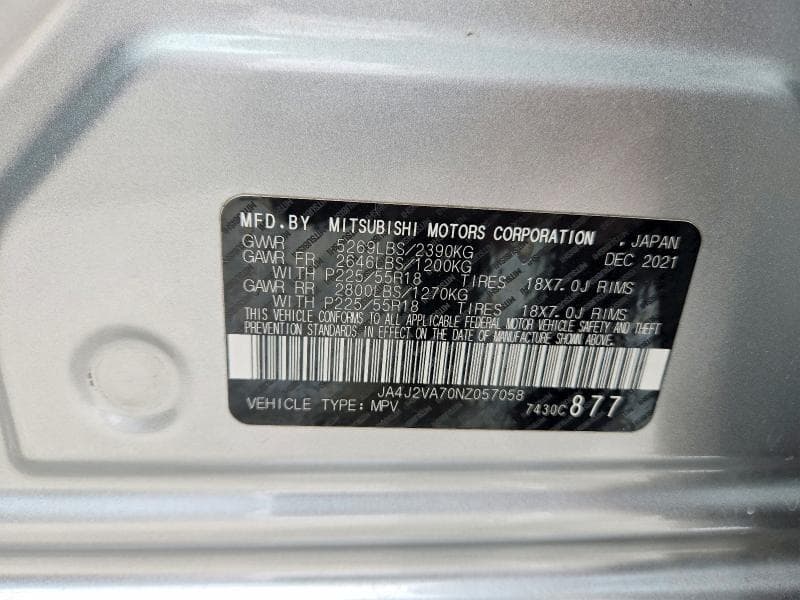 2022 MITSUBISHI OUTLANDER SEL 13
