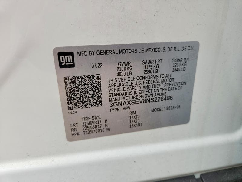 2022 CHEVROLET EQUINOX LS 12