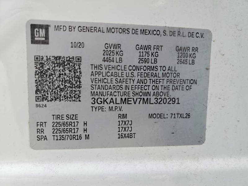 2021 GMC TERRAIN SLE 14