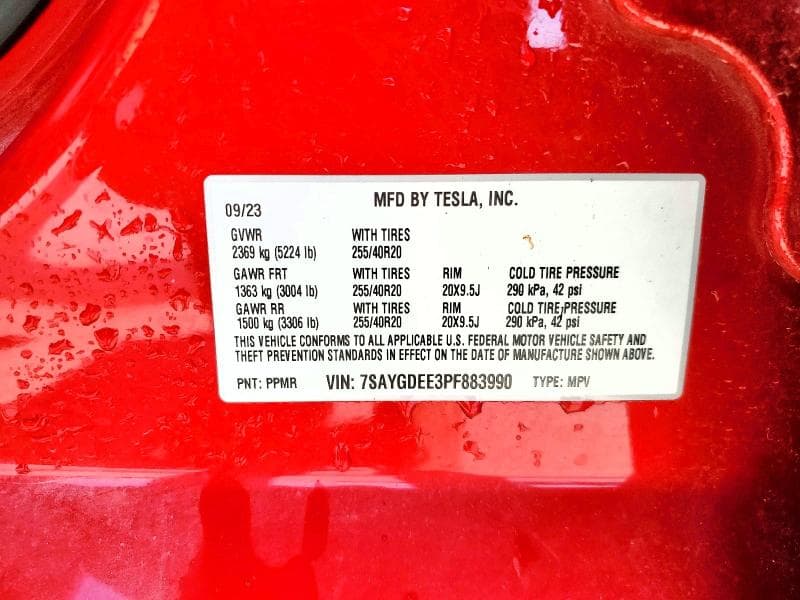2023 TESLA MODEL Y 12