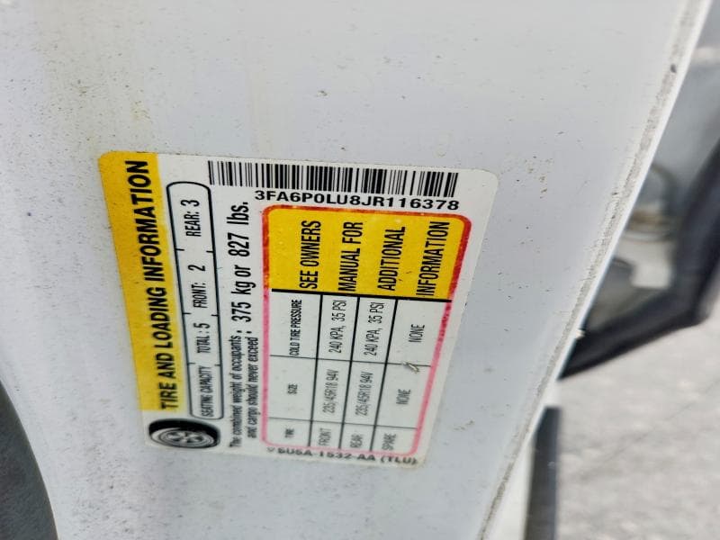 2018 FORD FUSION SE HYBRID 12
