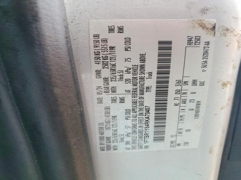 2024 FORD TRANSIT T-250 12