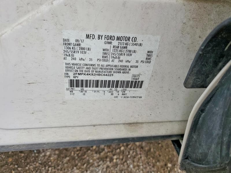 2017 FORD EDGE TITANIUM 13