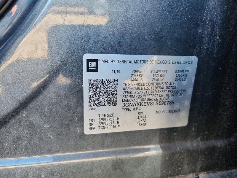 2020 CHEVROLET EQUINOX LT 13