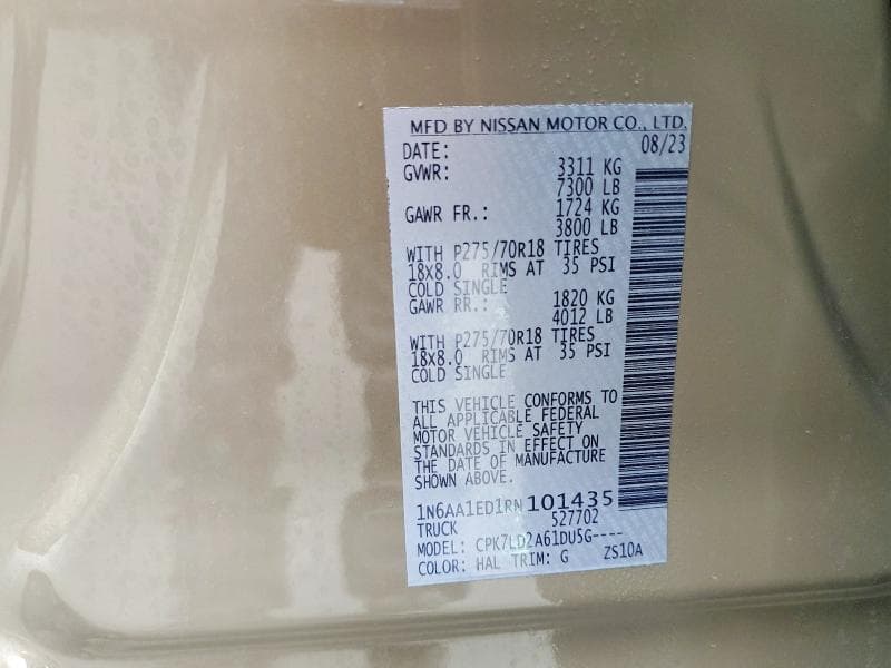 2024 NISSAN TITAN PRO-4X 12