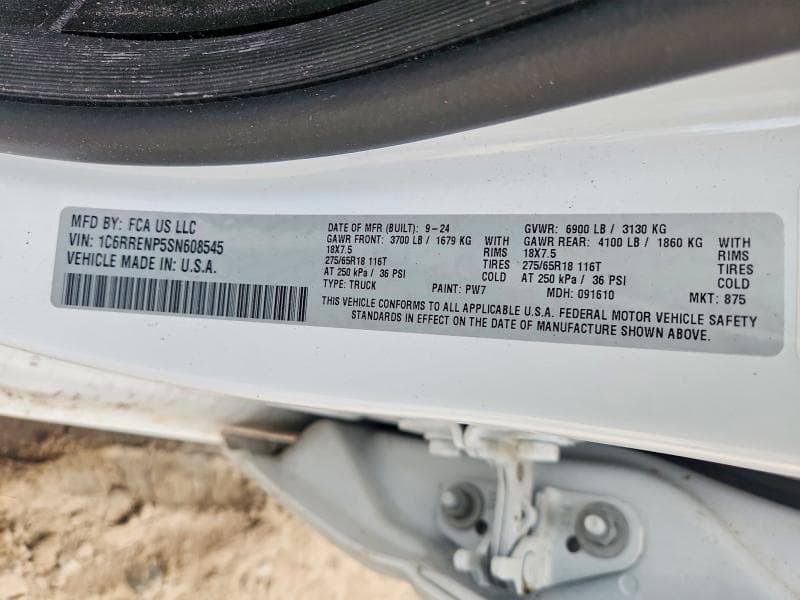2025 RAM 1500 TRADESMAN 13
