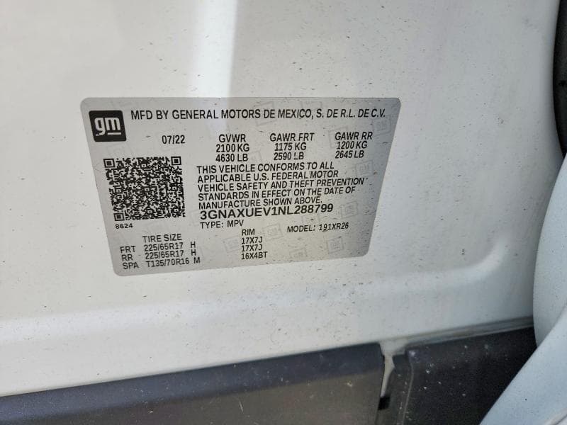 2022 CHEVROLET EQUINOX LT 13