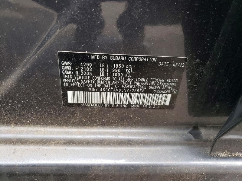 2022 SUBARU IMPREZA PREMIUM 12