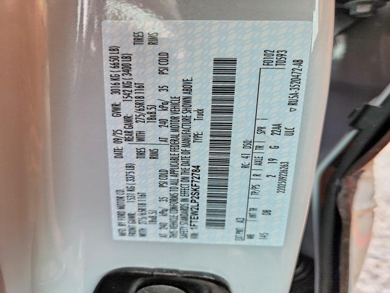 2025 FORD F150 STX 12