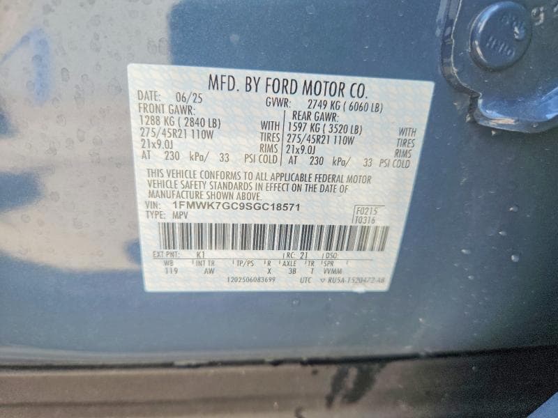2025 FORD EXPLORER ST 14