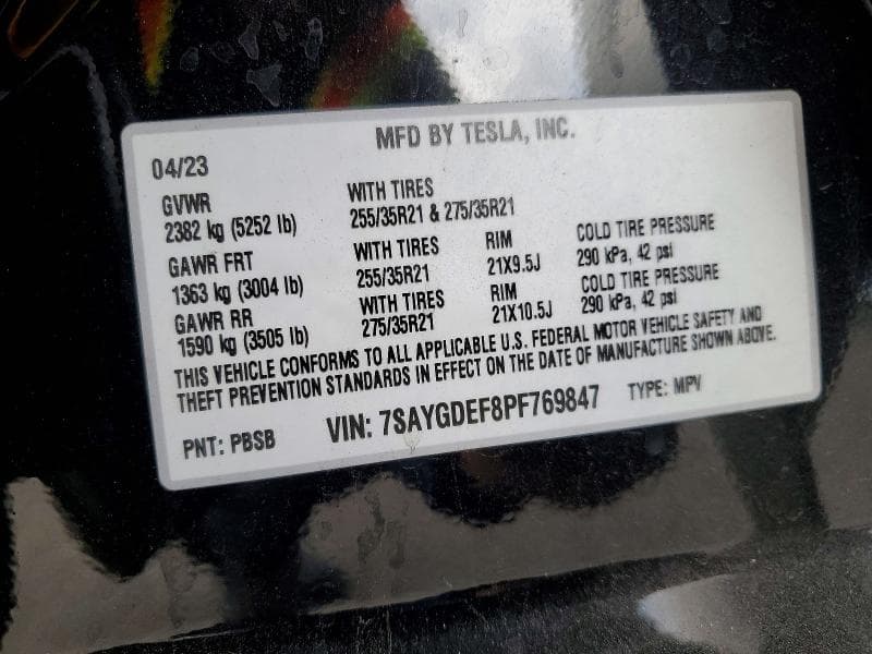 2023 TESLA MODEL Y 13