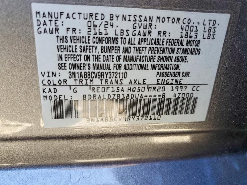 2024 NISSAN SENTRA SV 13