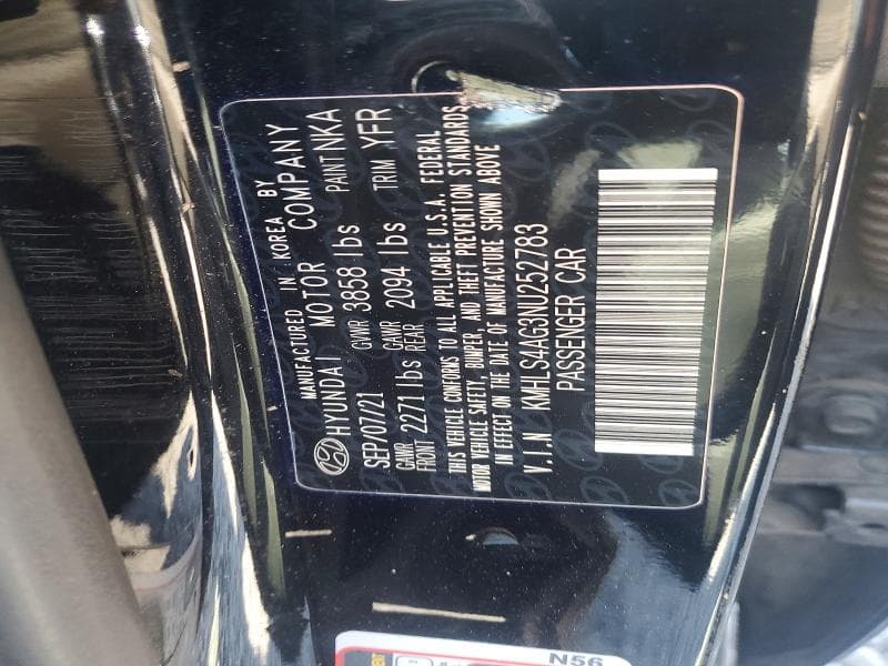 2022 HYUNDAI ELANTRA SEL 12
