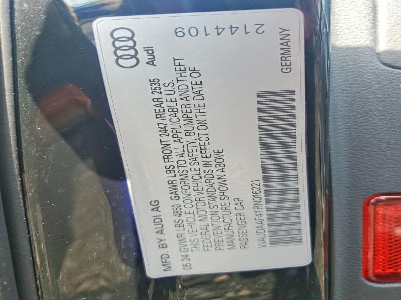 2024 AUDI A4 PREMIUM 45 12