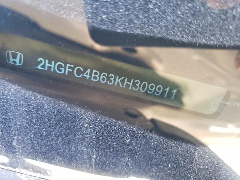 2019 HONDA CIVIC LX 12