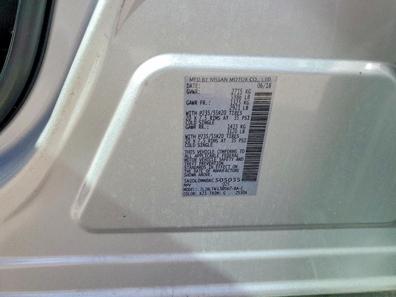 2019 INFINITI QX60 LUXE 14