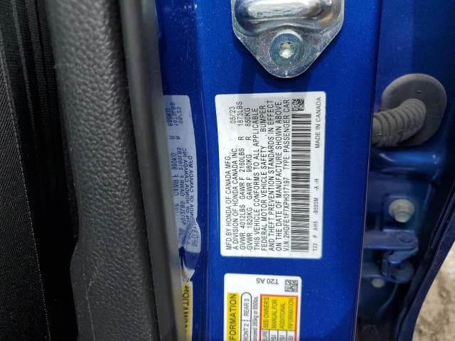 2023 HONDA CIVIC EX 12