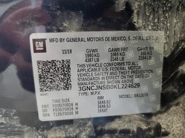 2019 CHEVROLET TRAX LS 13